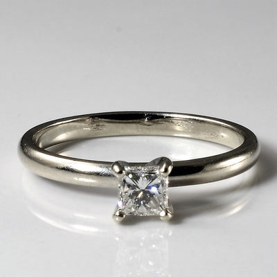 Solitaire Princess Diamond Ring | 0.31ct | SZ 7 |