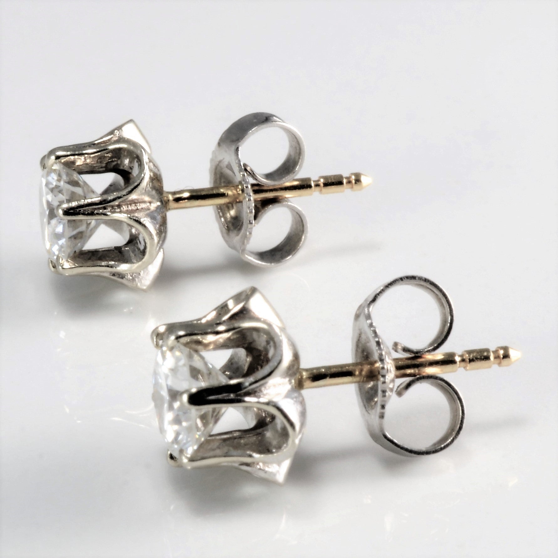 Flower Diamond Stud Earrings | 1.12 ctw |