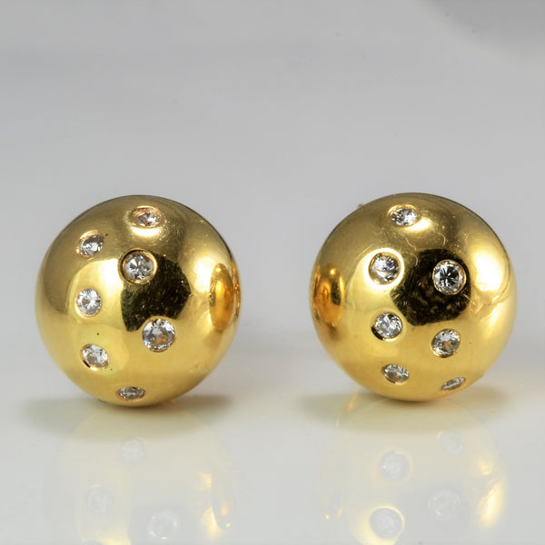 Gypsy Diamond Dome Stud Earrings | 0.28 ctw |