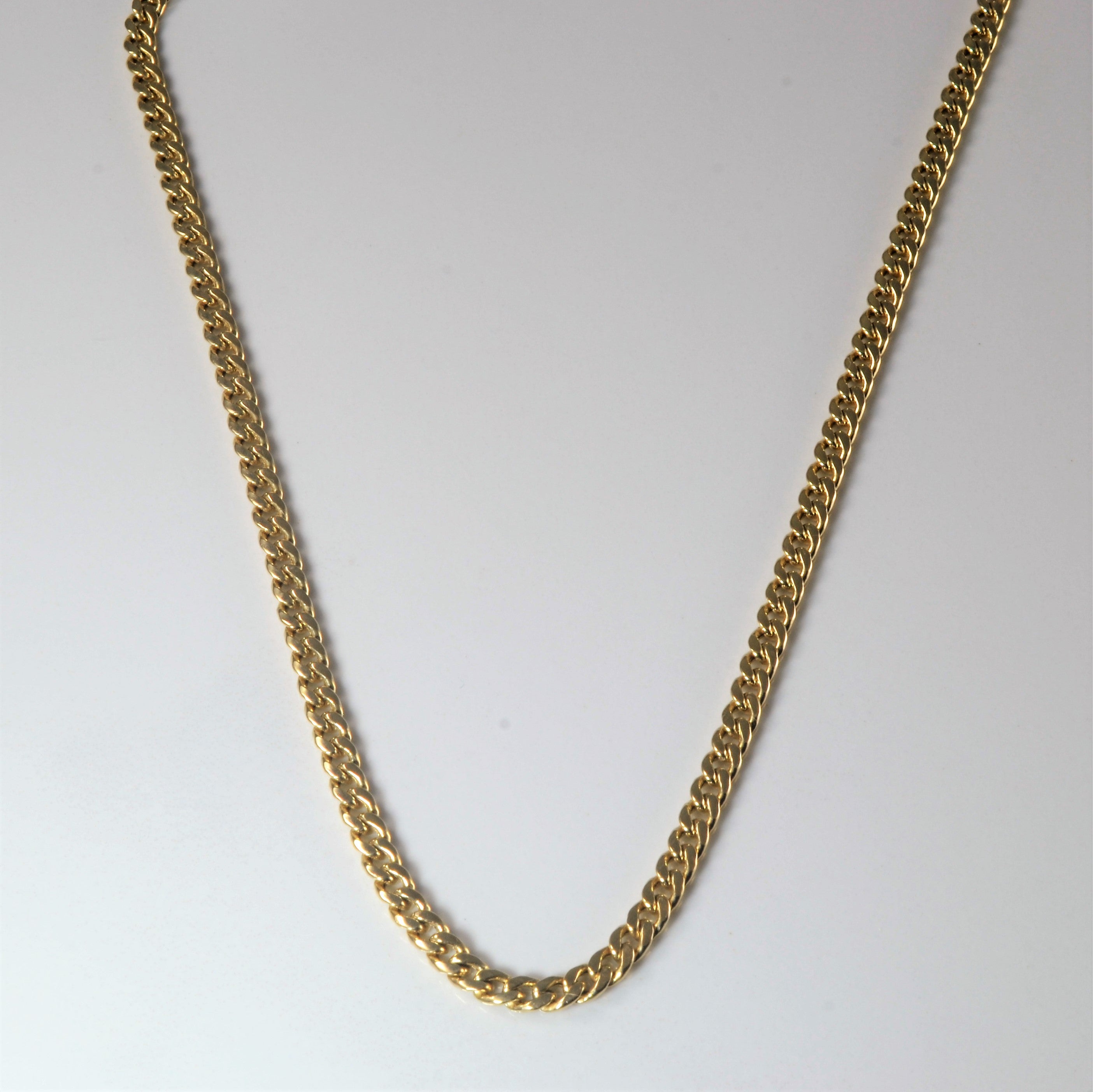 10k Yellow Gold Curb Chain | 28" |