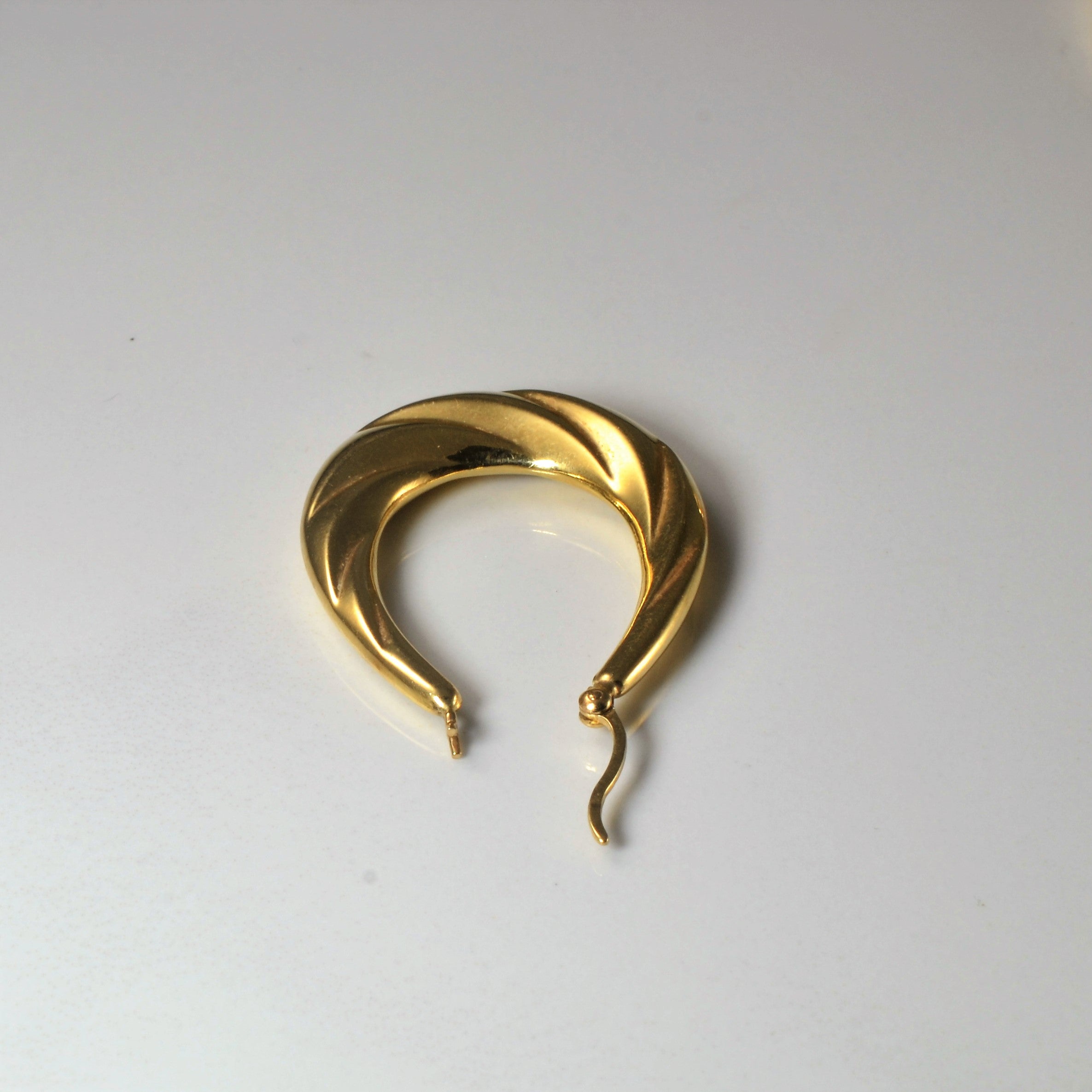 Yellow Gold Hoop Earrings |