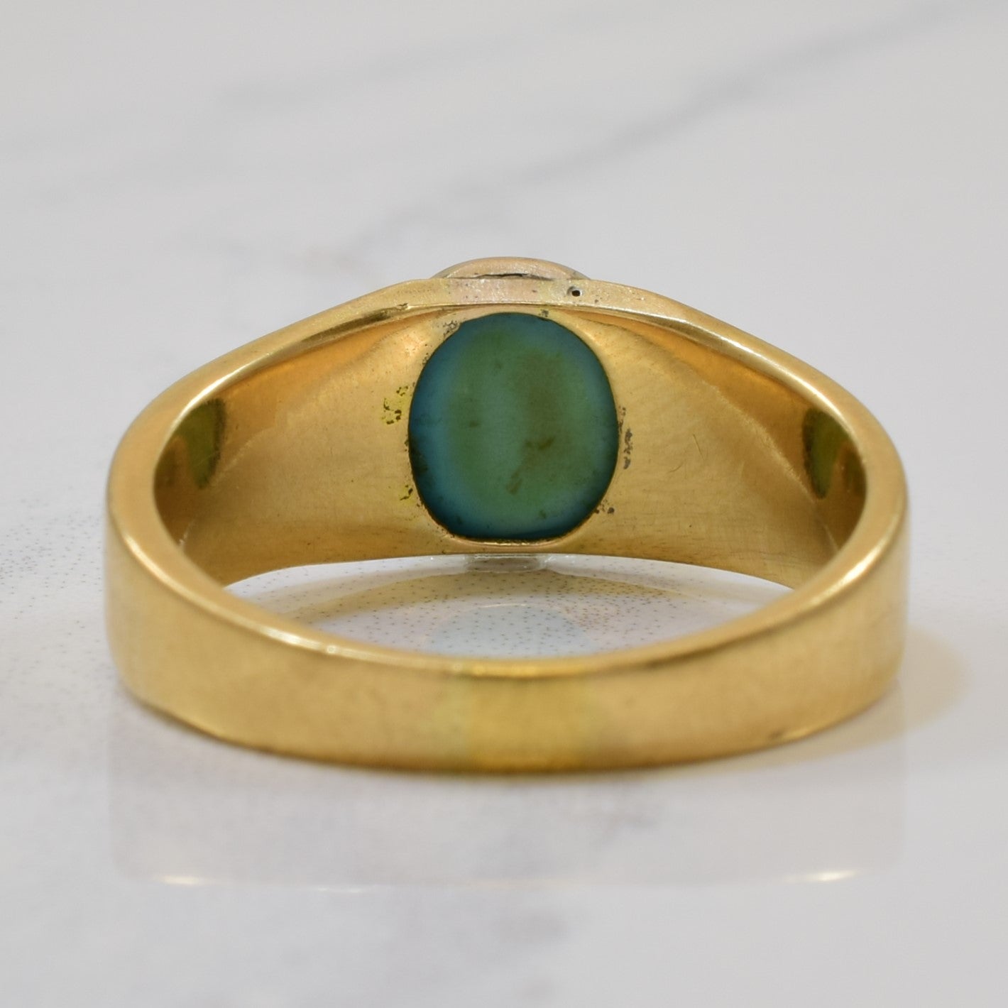 Bezel Set Turquoise Ring | 1.22ct | SZ 7.25 |