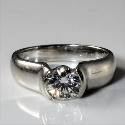 Semi Bezel Diamond Ring | 0.78ct | SZ 6 |