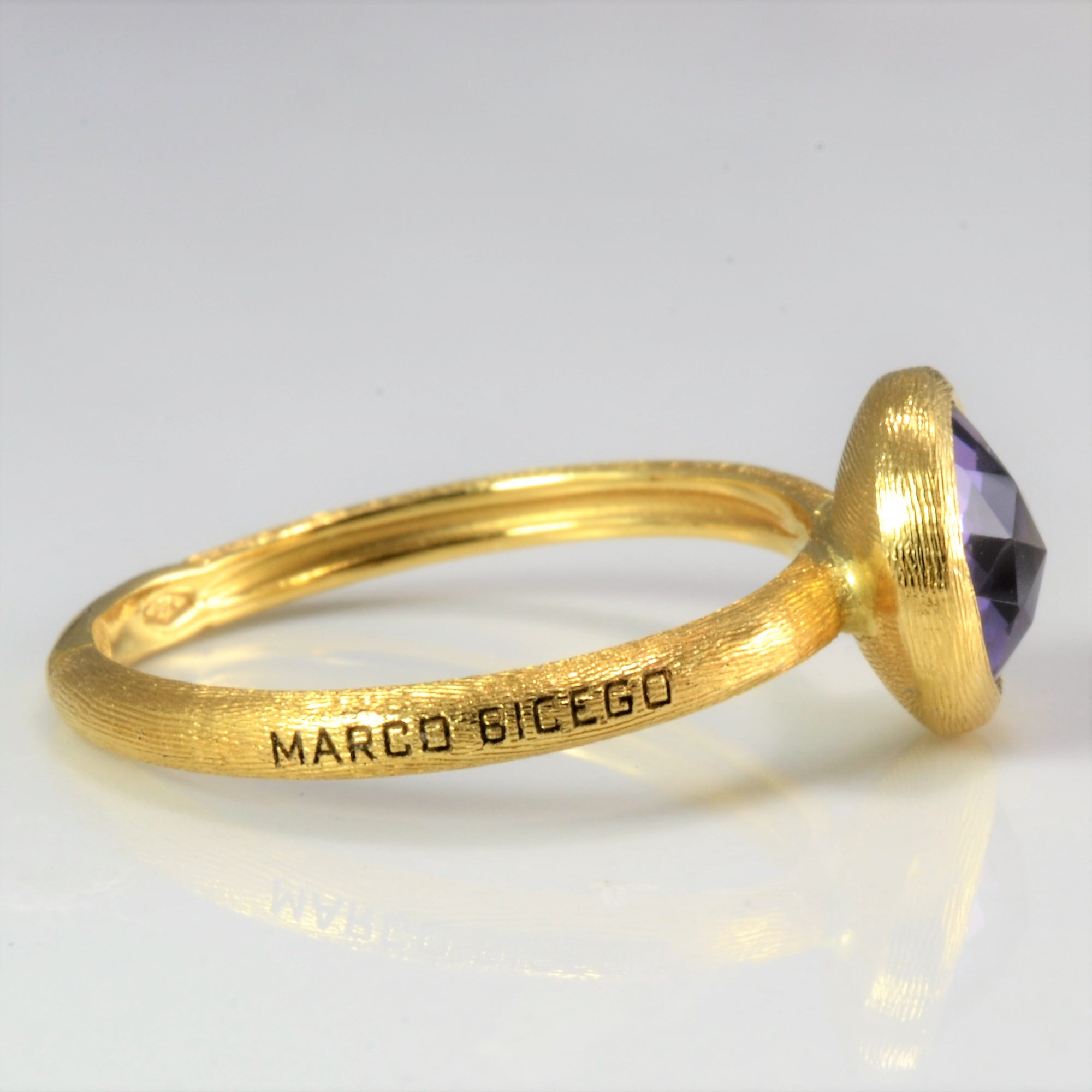 Marco Bicego' Bezel Set Amethyst Ring | SZ 4.5 |