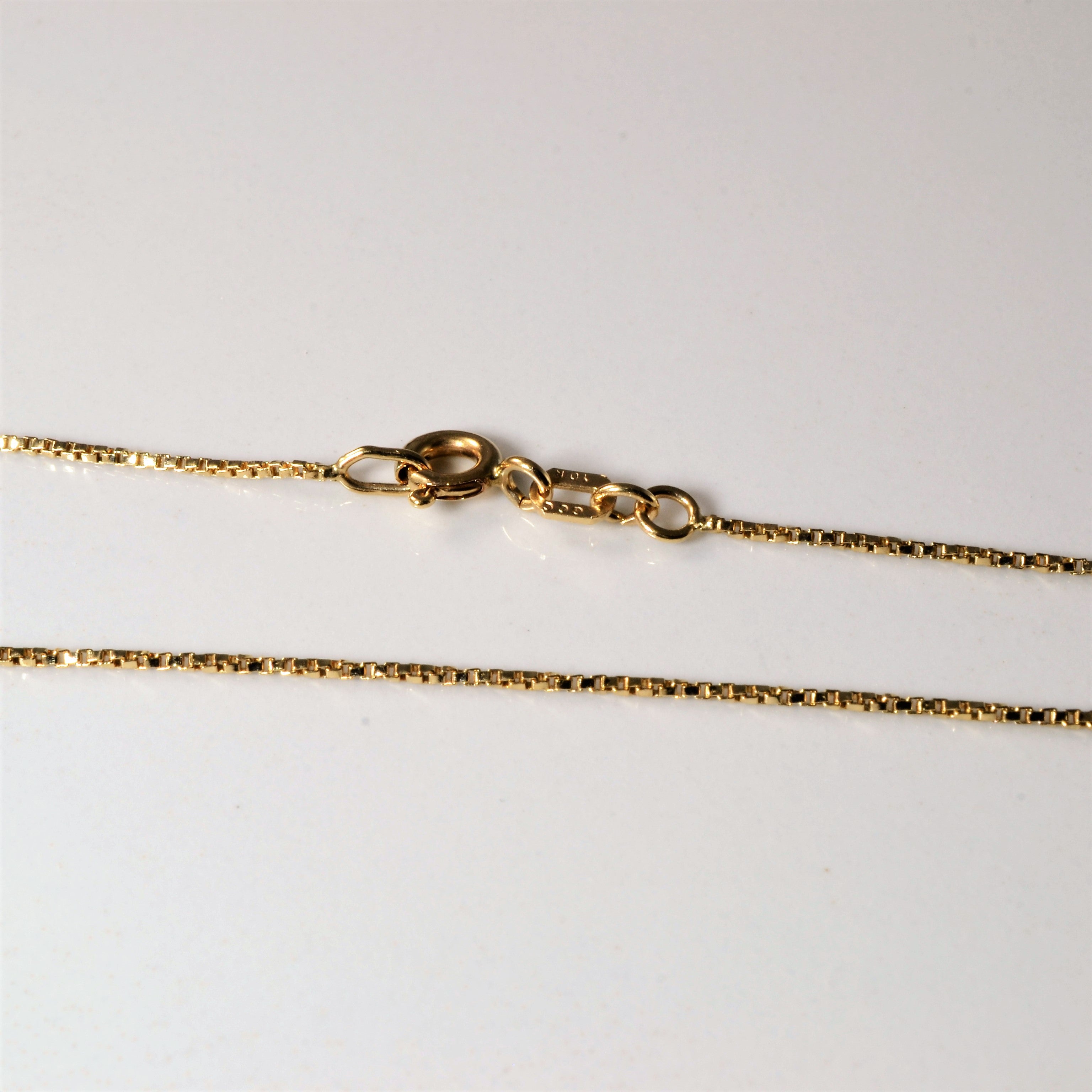 10k Yellow Gold Twisted Box Chain | 24" |