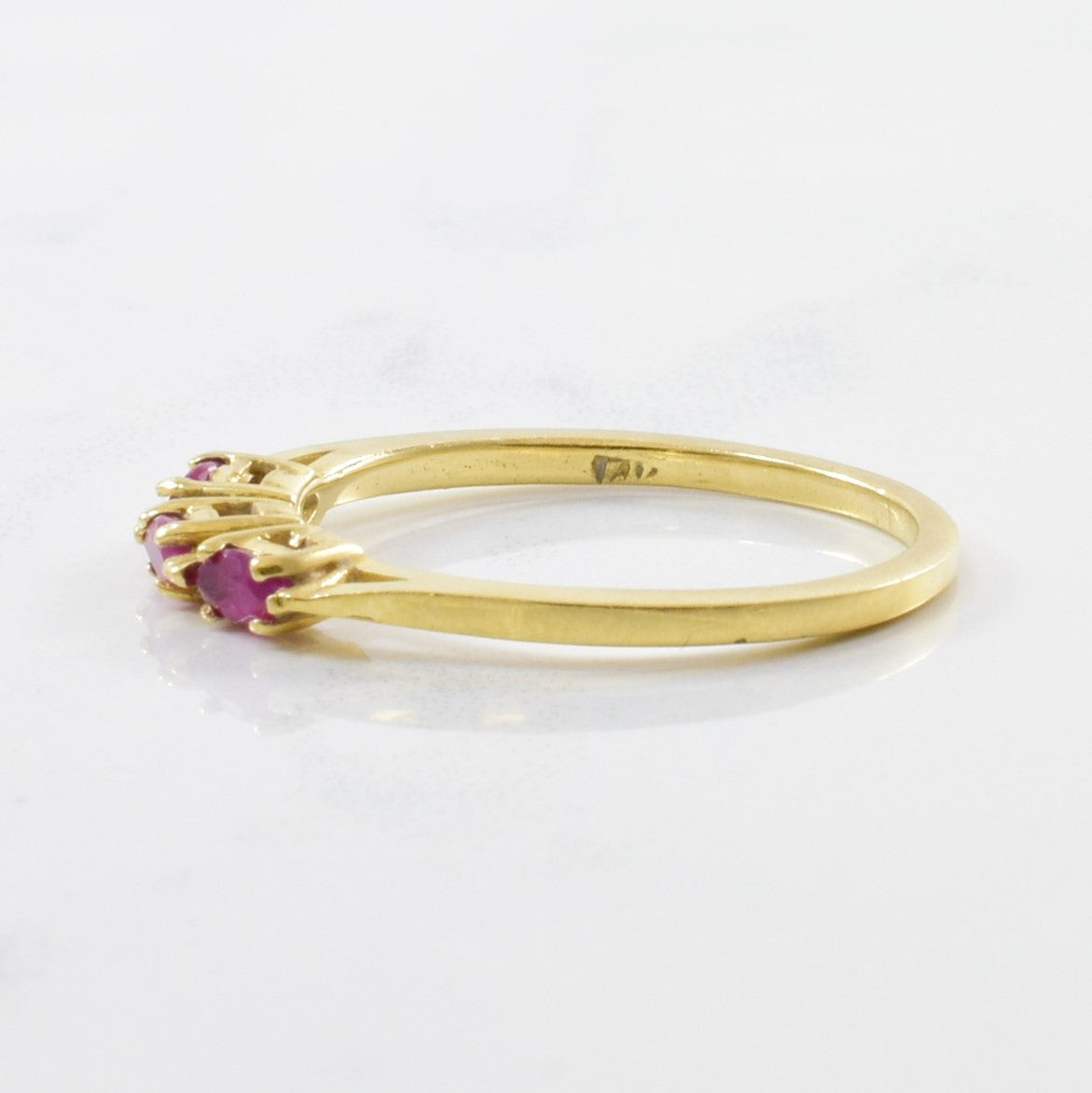 Petite Marquise Ruby Ring | 0.15ctw | SZ 7.5 |