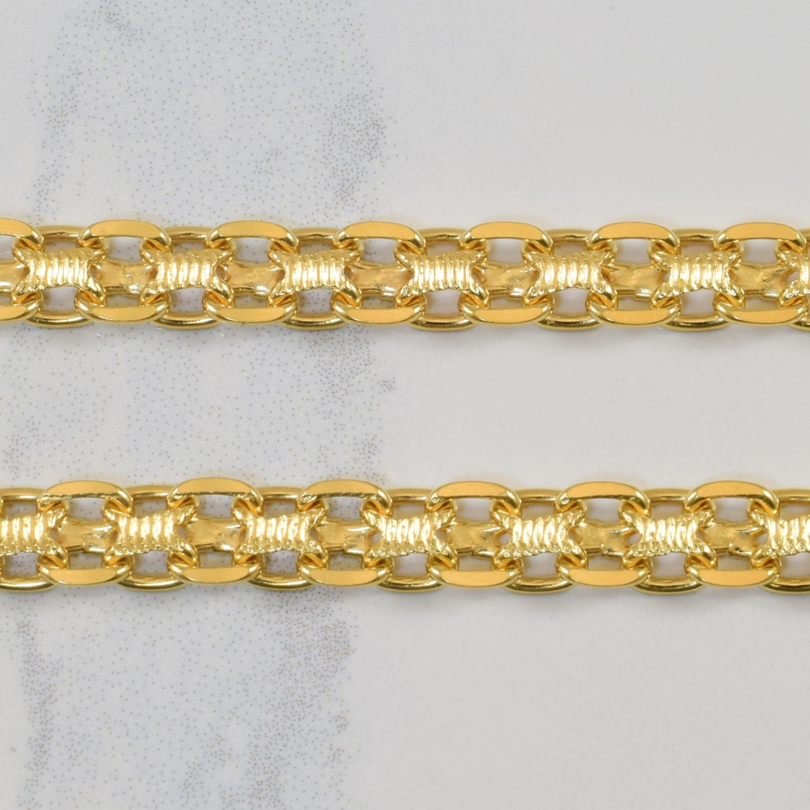 18k Yellow Gold Bismark Chain | 18" |