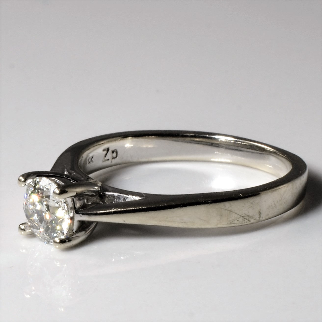 Canadian Diamond Solitaire Engagement Ring | 0.52ct | SZ 5.75 |