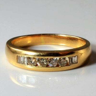 Mixed Cut Diamond Channel Band | 0.46ctw | SZ 9.25 |