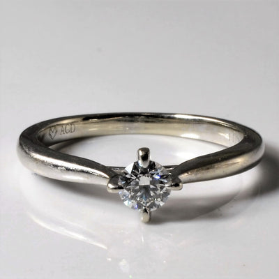 Tapered East West Solitaire Diamond Ring | 0.23ct | SZ 6 |