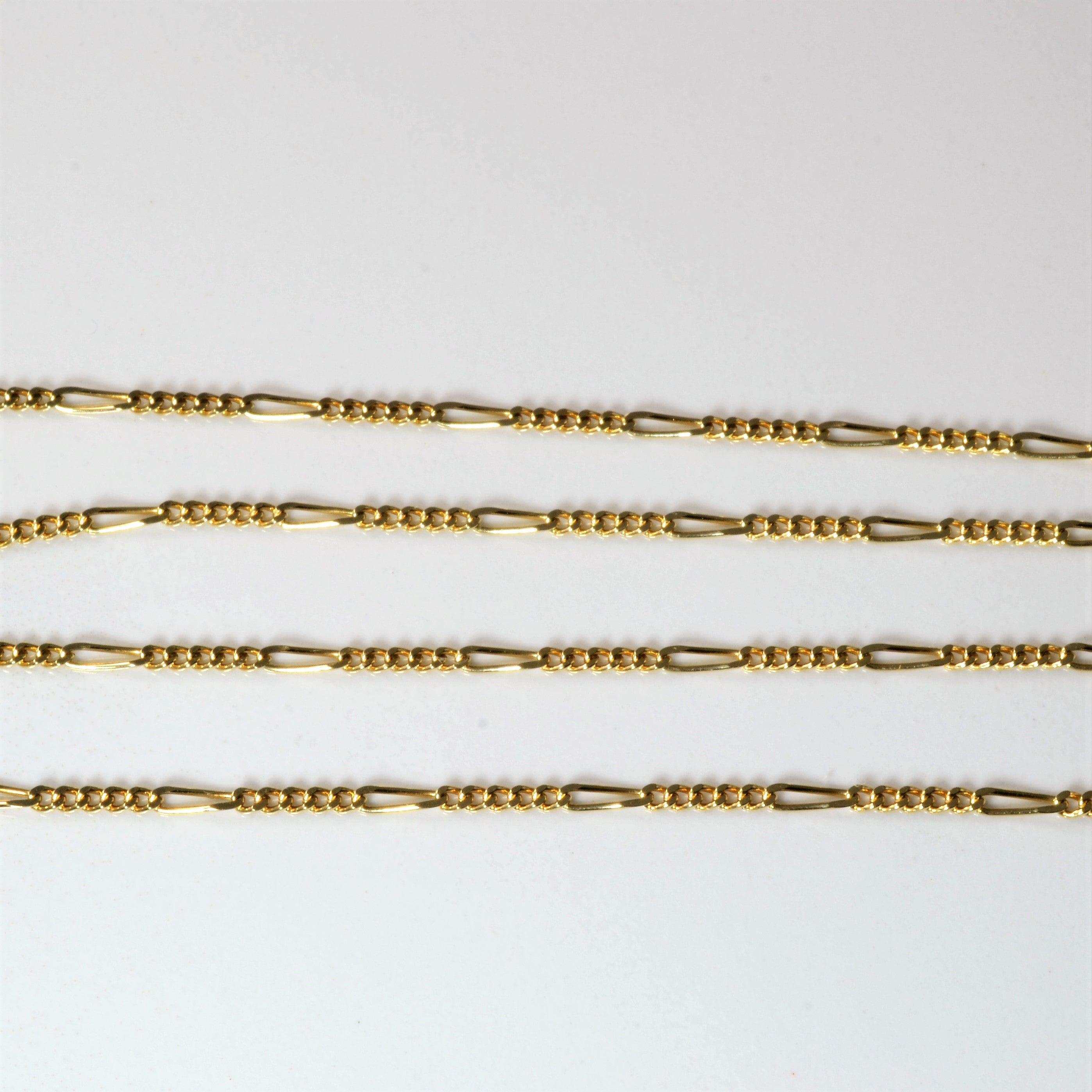 14k Yellow Gold Figaro Chain | 20" |