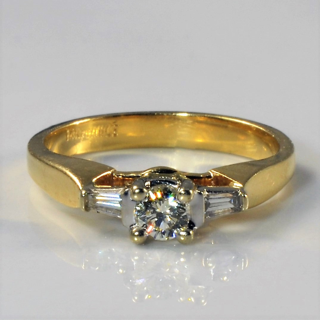 Three Stone Diamond Ring | 0.27ctw | SZ 5.75 |