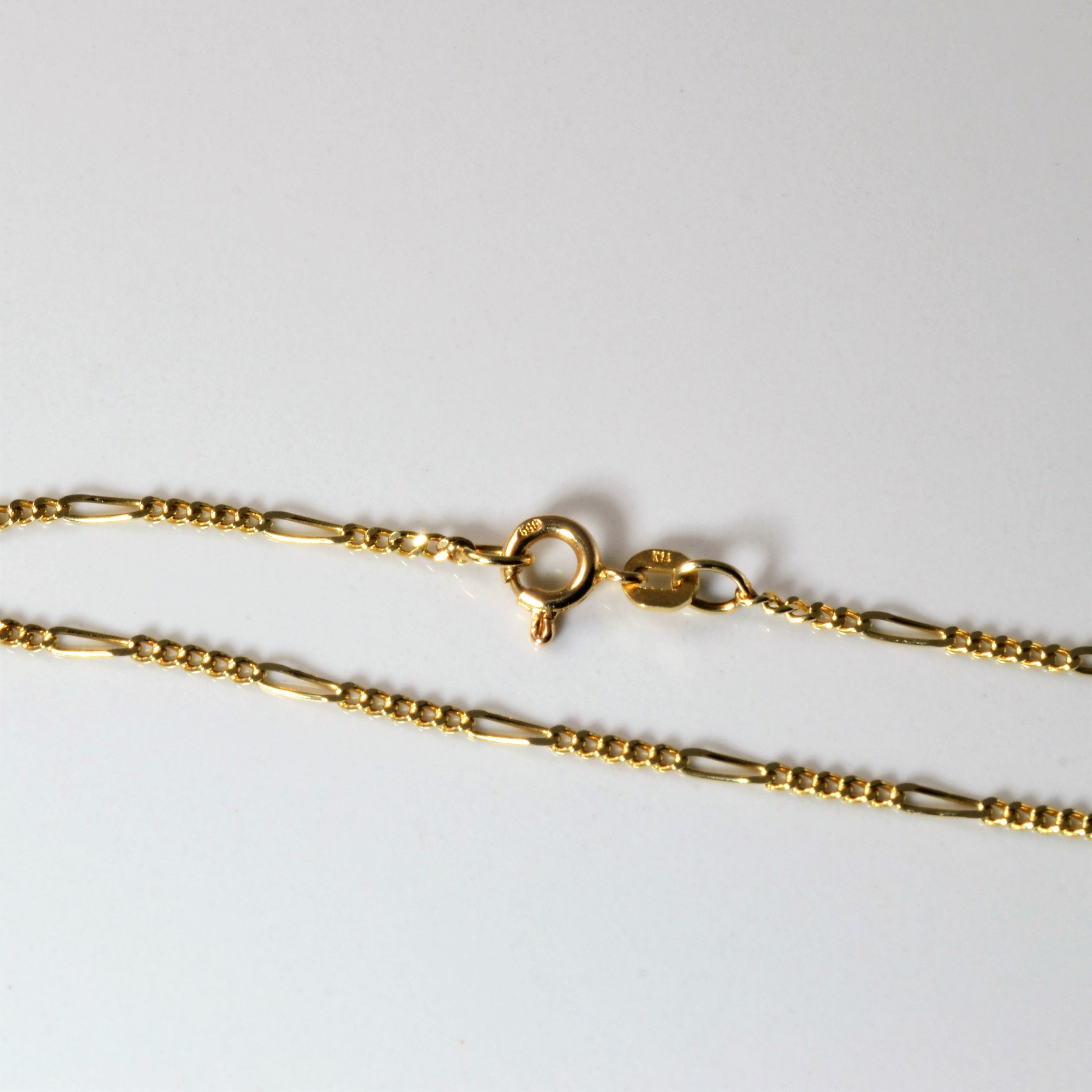 14k Yellow Gold Figaro Chain | 20" |