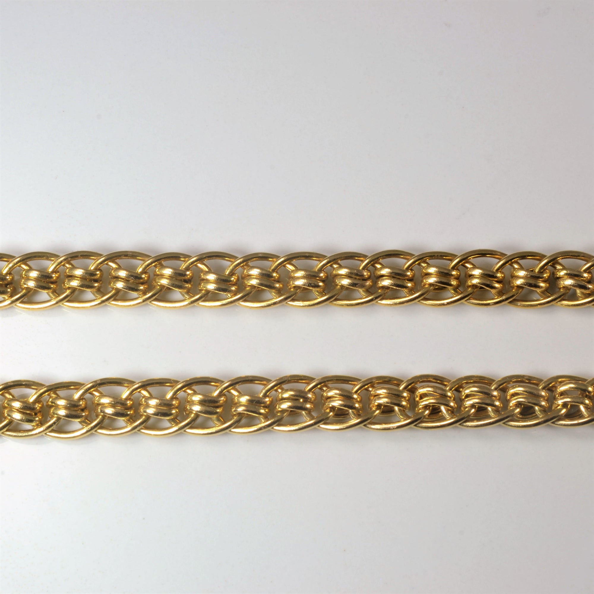 14k Yellow Gold Parallel Chain & Bracelet |