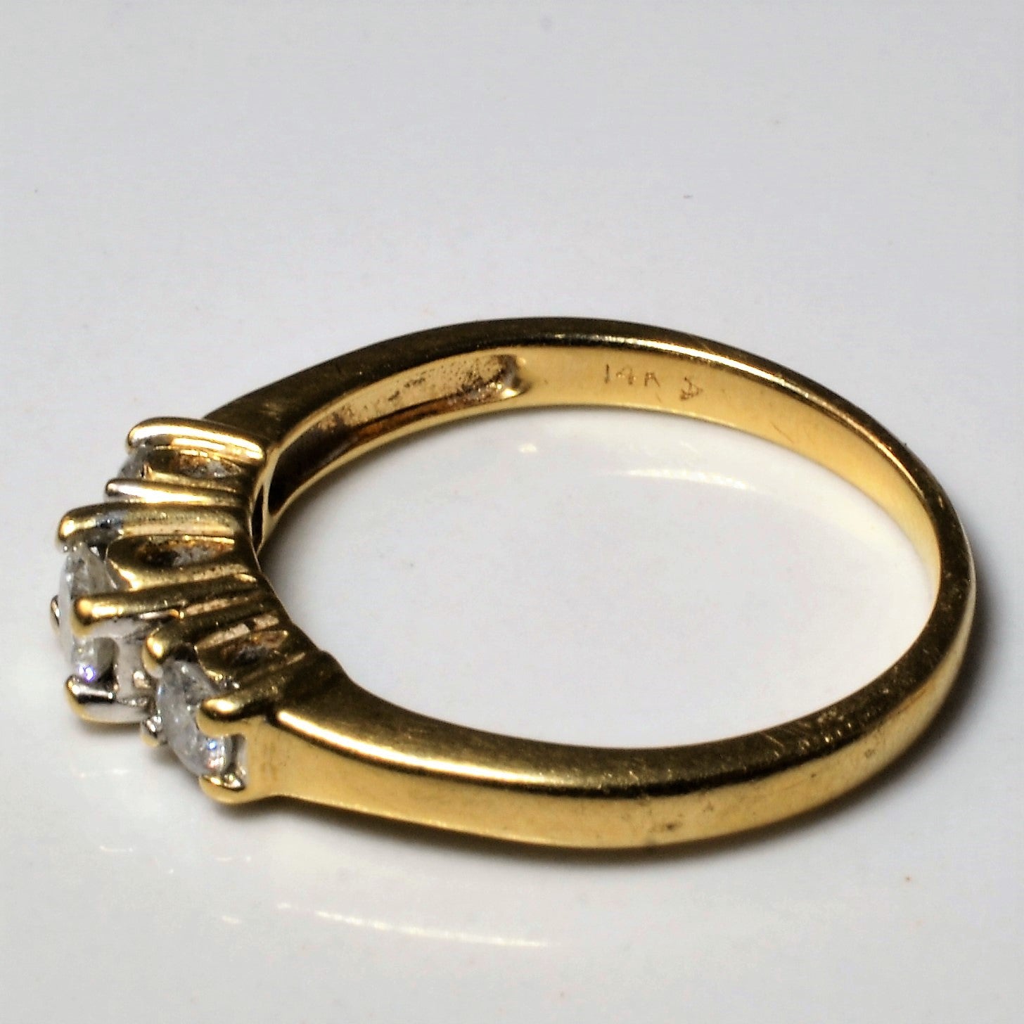 Three Stone Diamond Ring | 0.42ctw | SZ 8 |