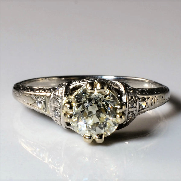 Art Deco Old European Cut Engagement Ring| 1.20ctw | SZ 6.75 |