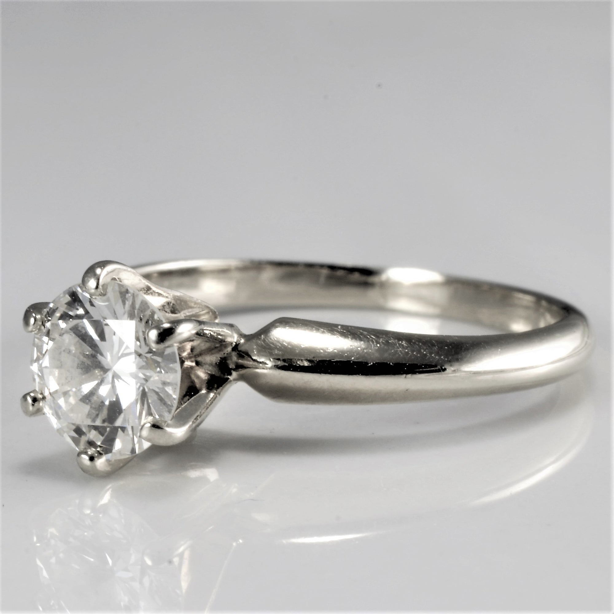 Six Prong Solitaire Diamond Ring | 0.60 ct, SZ 4.5 |