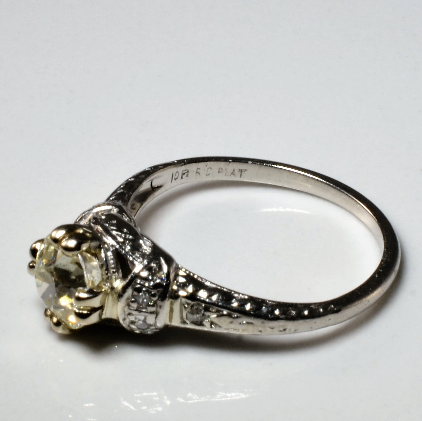 Art Deco Old European Cut Engagement Ring| 1.20ctw | SZ 6.75 |