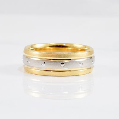 Two Tone Gold Band | SZ 6 |