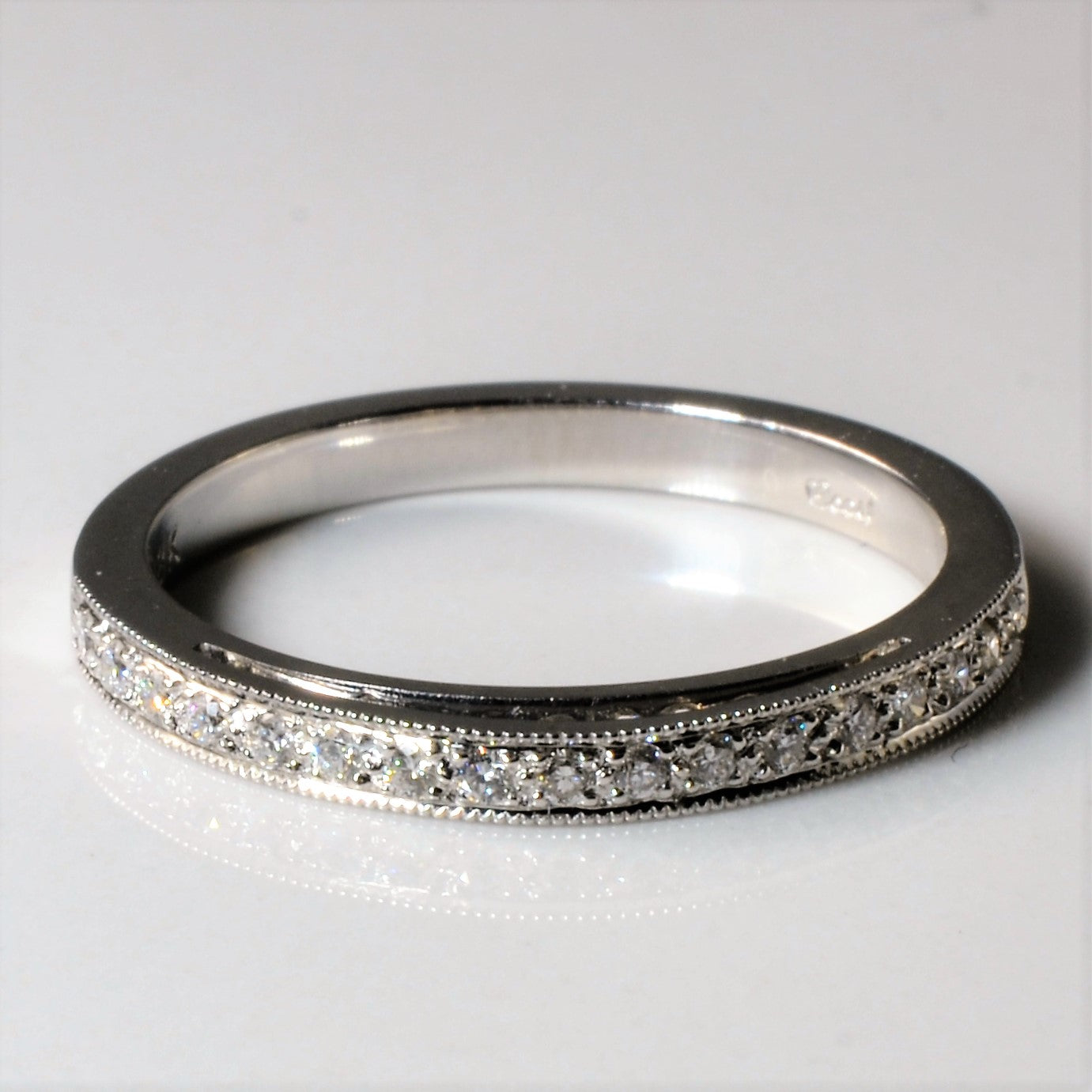 Milgrain Detail Diamond Ring | 0.09ctw | SZ 6.5 |
