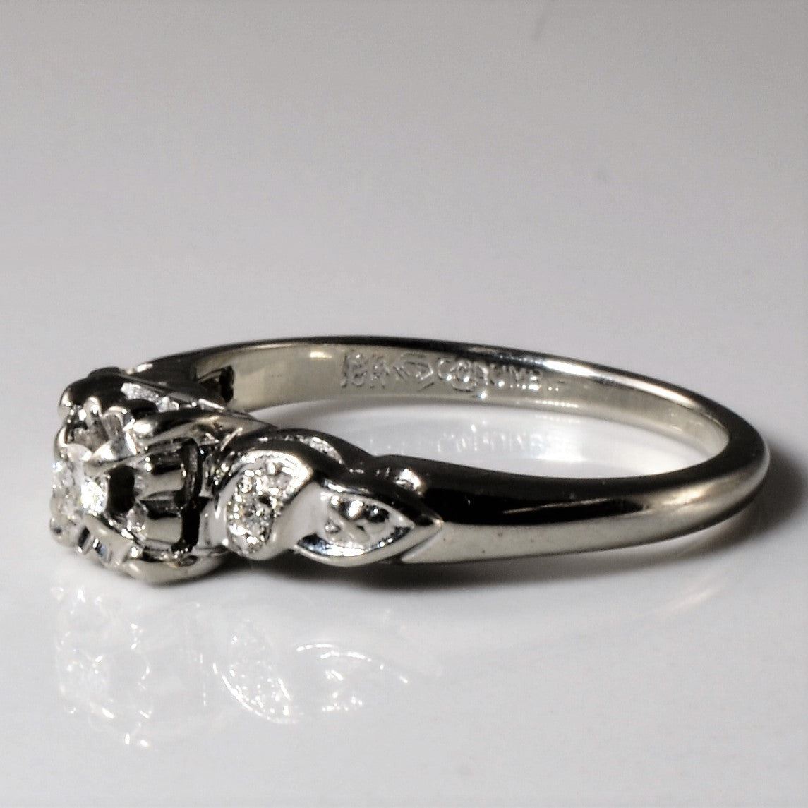 Three Stone Illusion Diamond Ring | 0.07ctw | SZ 5.75 |