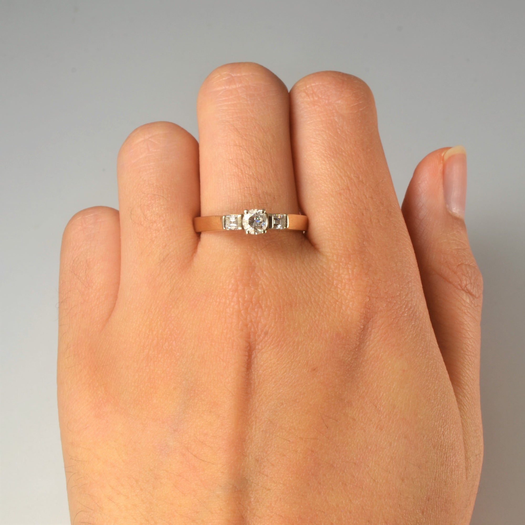 Three Stone Diamond Ring | 0.51ctw | SZ 10.25 |