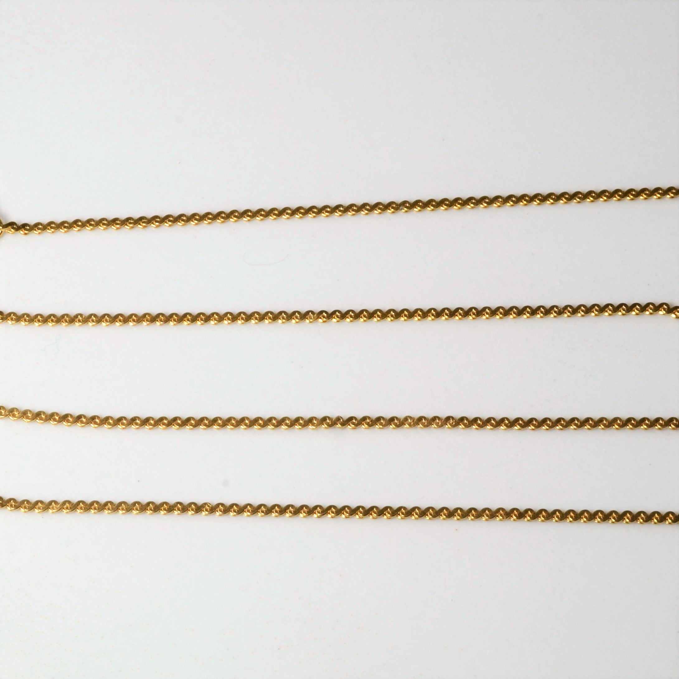 10k Yellow Gold Serpentine Chain | 16" |