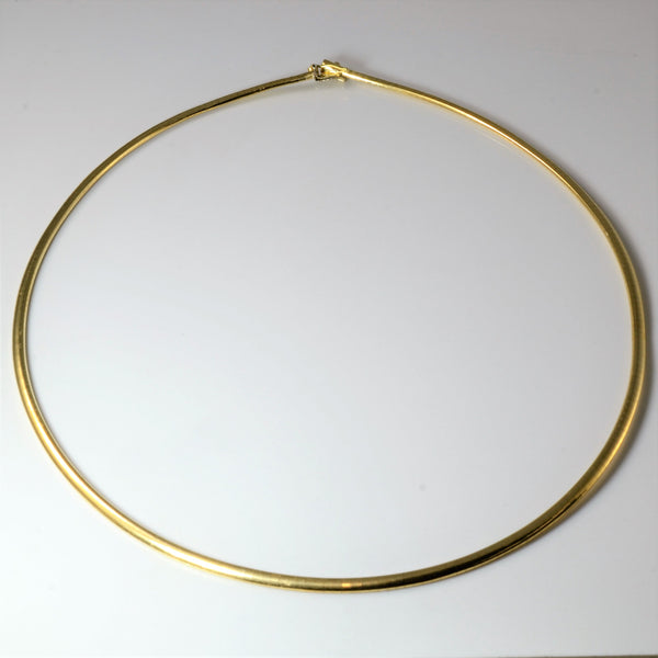 14k italian hotsell gold omega necklace