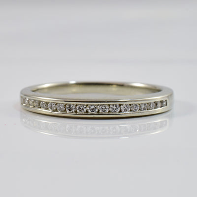 Channel Set Diamond Band | 0.10 ctw SZ 6.75 |