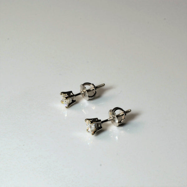 Princess Diamond Stud Earrings | 0.34ctw |