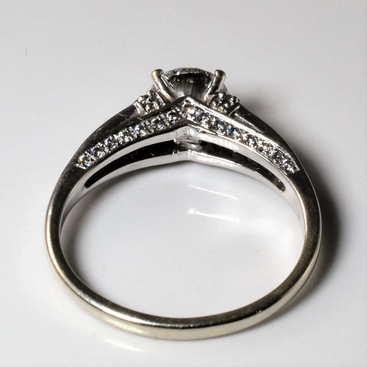 Intricate Low Profile Diamond Engagement Ring | 1.89ctw | SZ 9.75 |