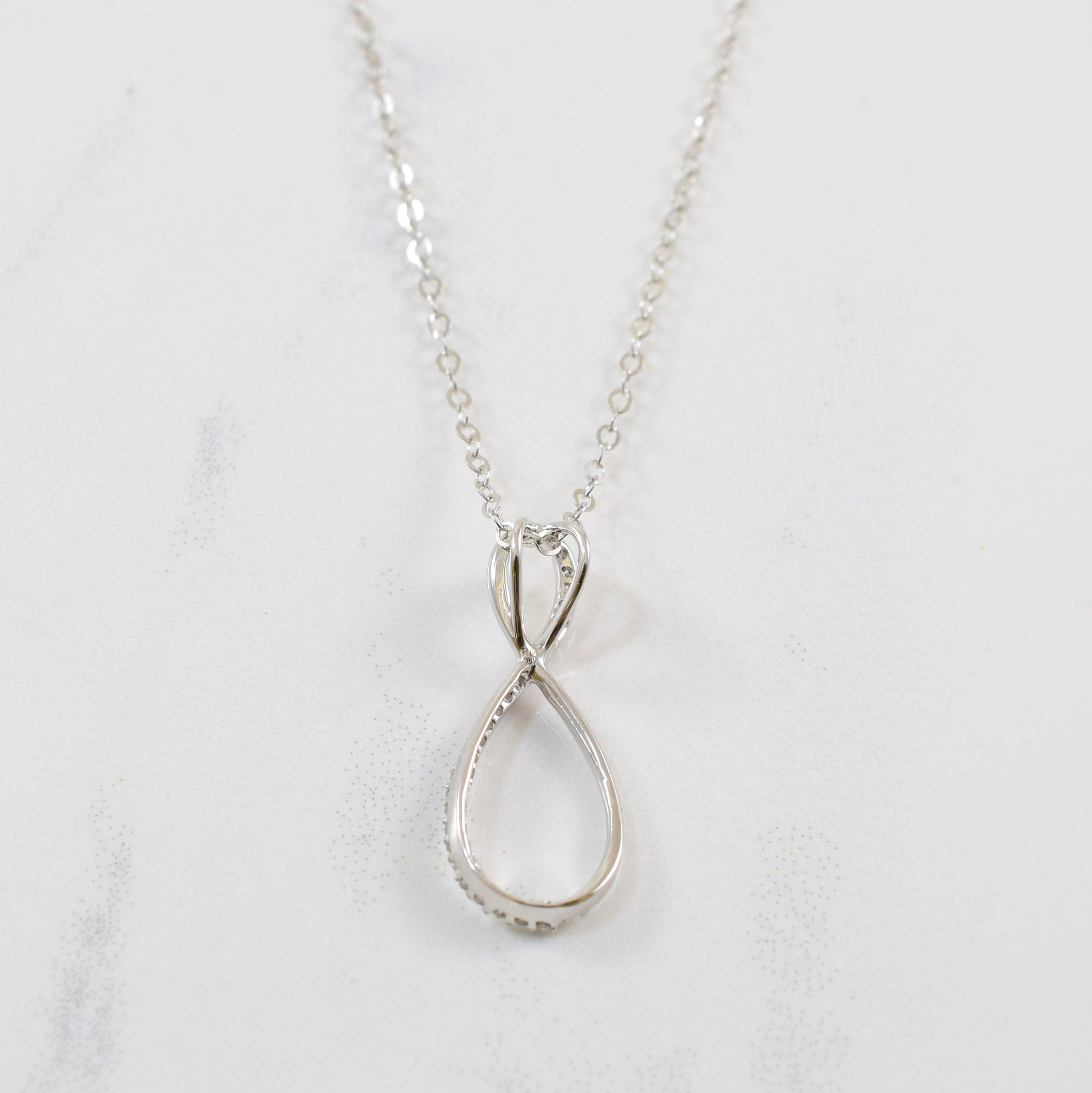 Diamond Infinity Necklace | 0.06ctw | 18