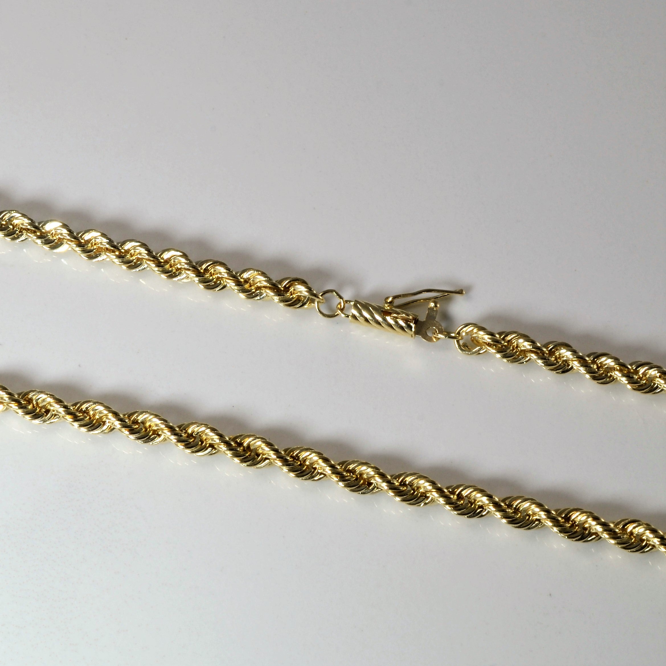 14k Yellow Gold Rope Chain | 30" |