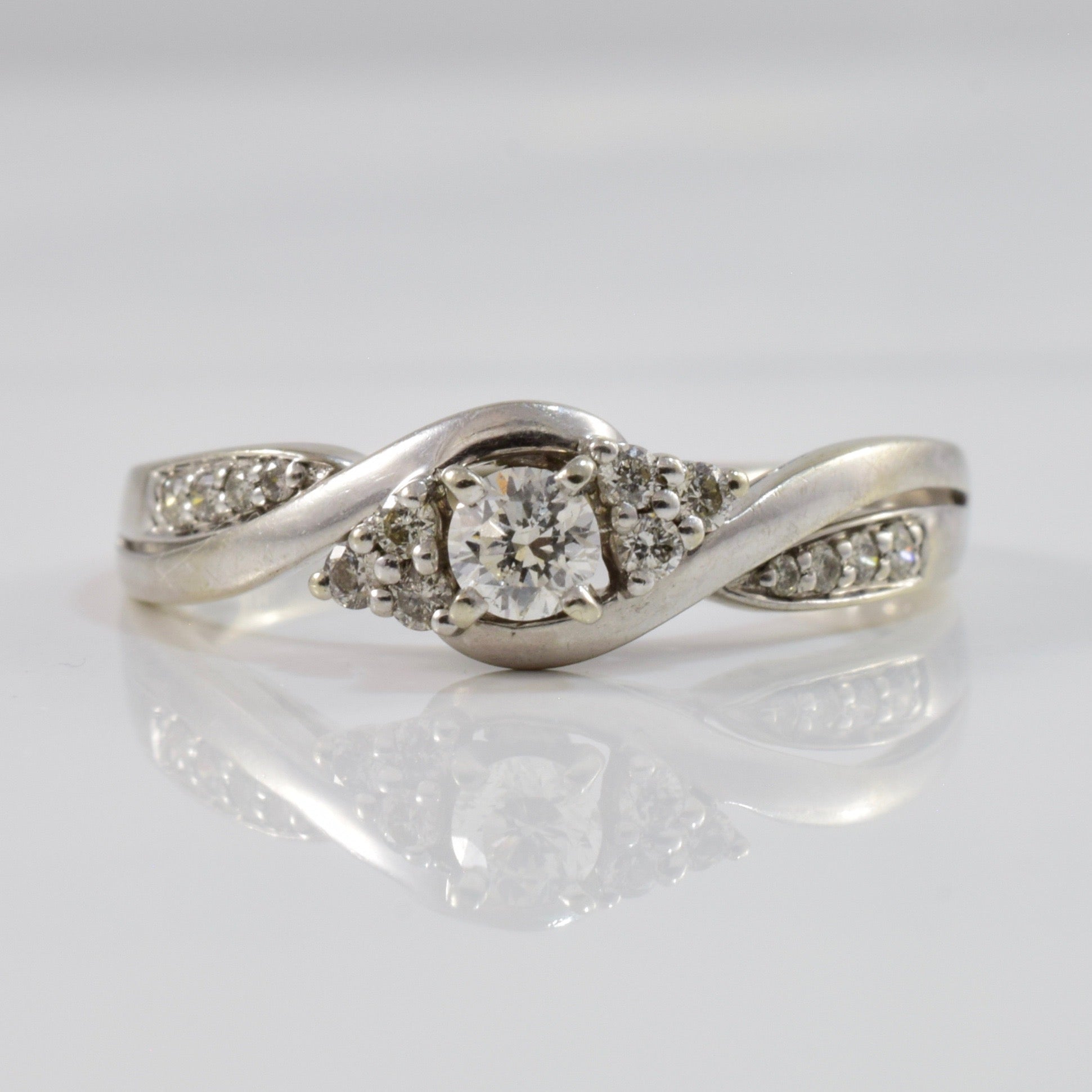 Diamond Engagement Ring | 0.32 ctw SZ 8.75 |