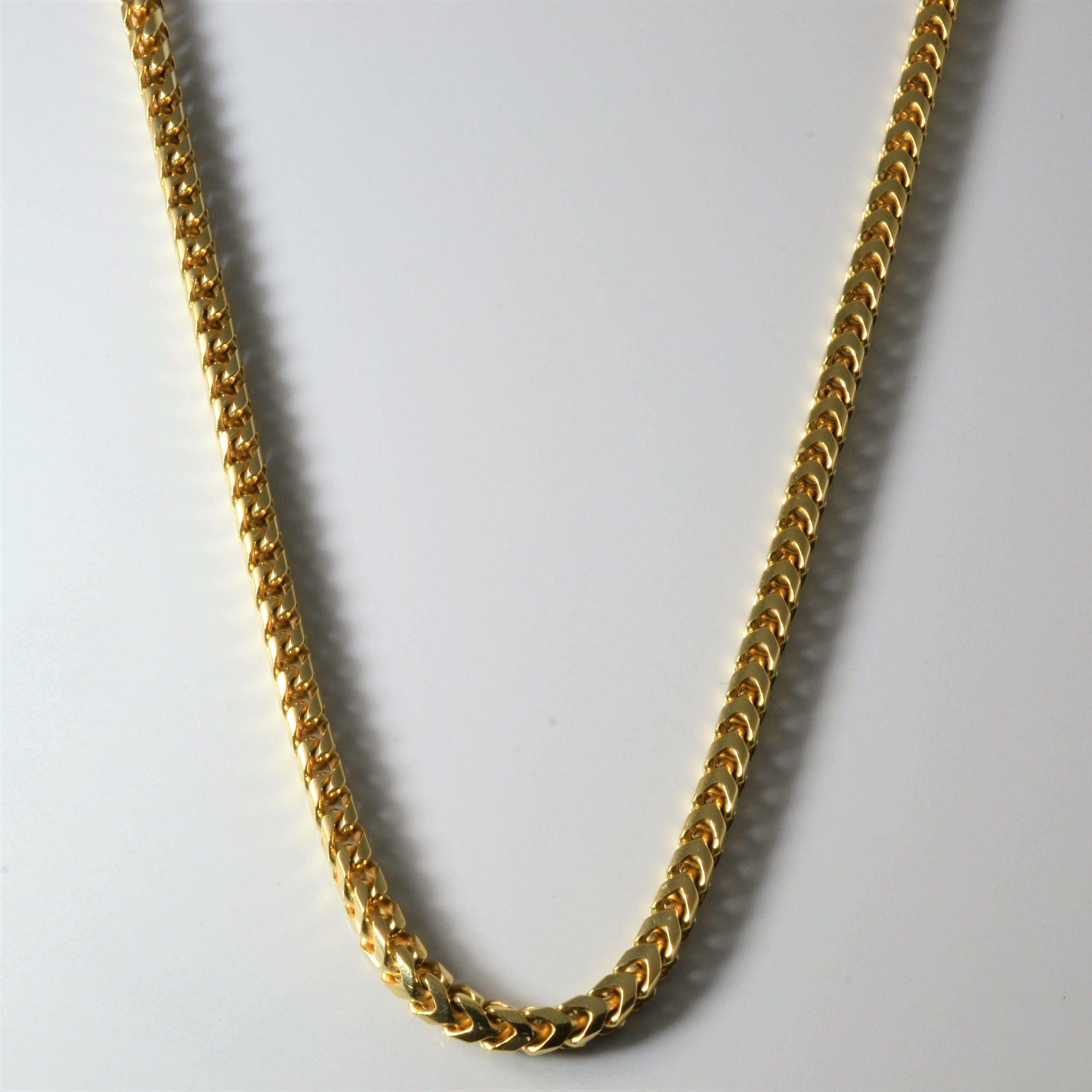 18k Yellow Gold Wheat Chain | 24" |