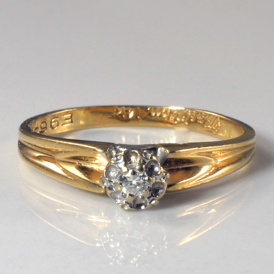 Old European Illusion Diamond Ring | 0.03ct | SZ 6 |