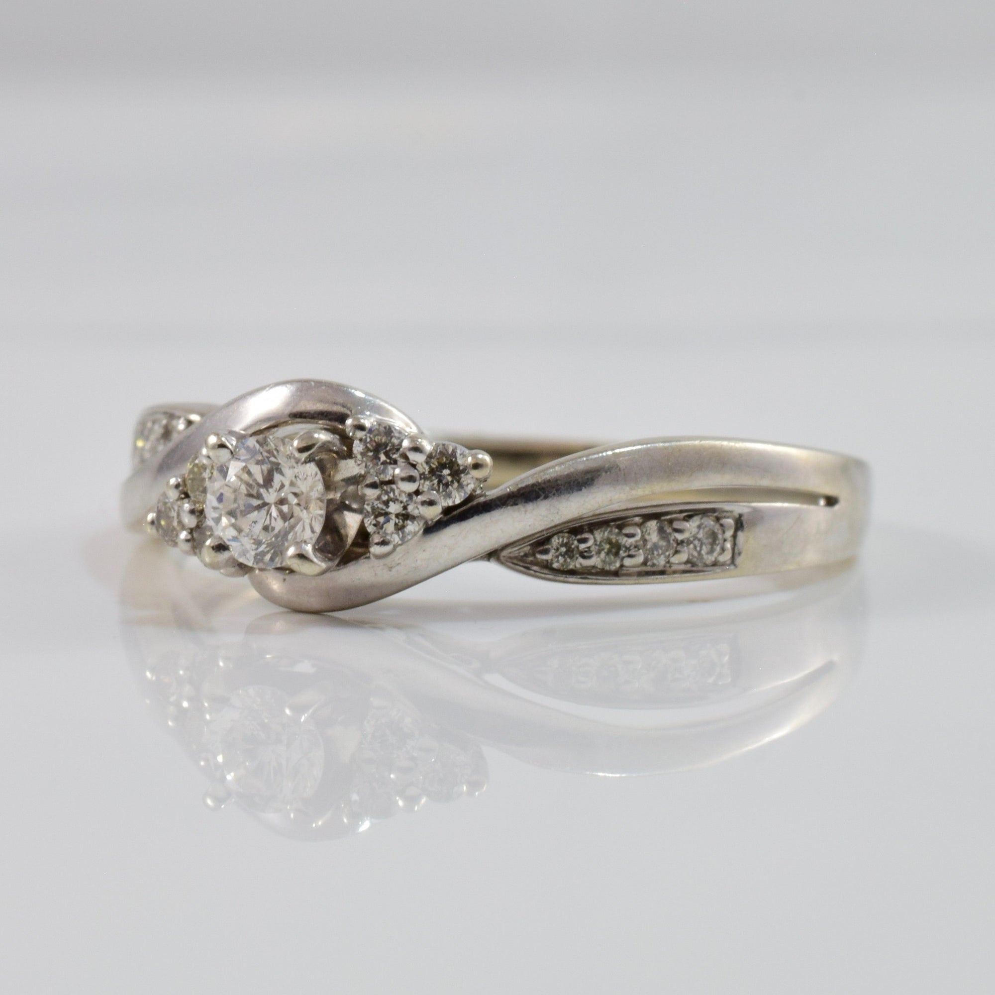 Diamond Engagement Ring | 0.32 ctw SZ 8.75 |