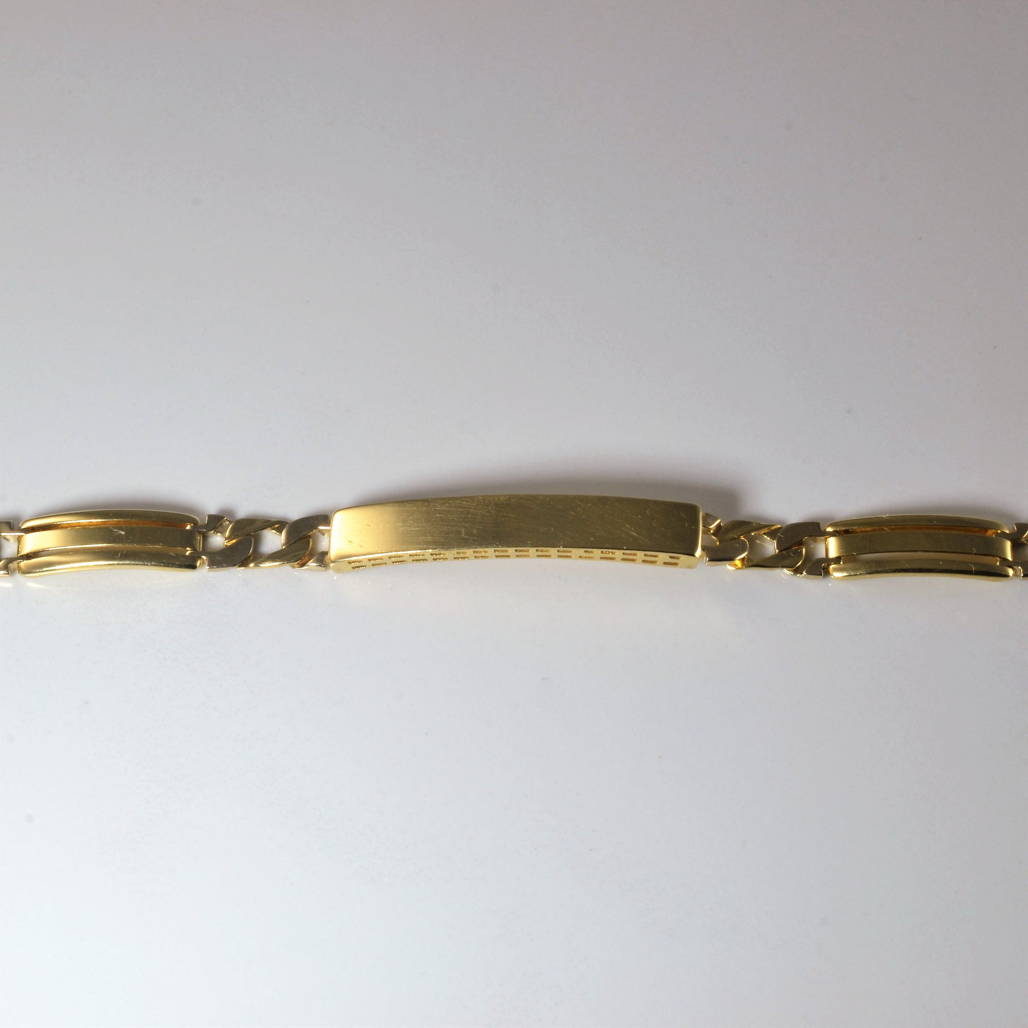 Yellow Gold Plate Bracelet | 8.5