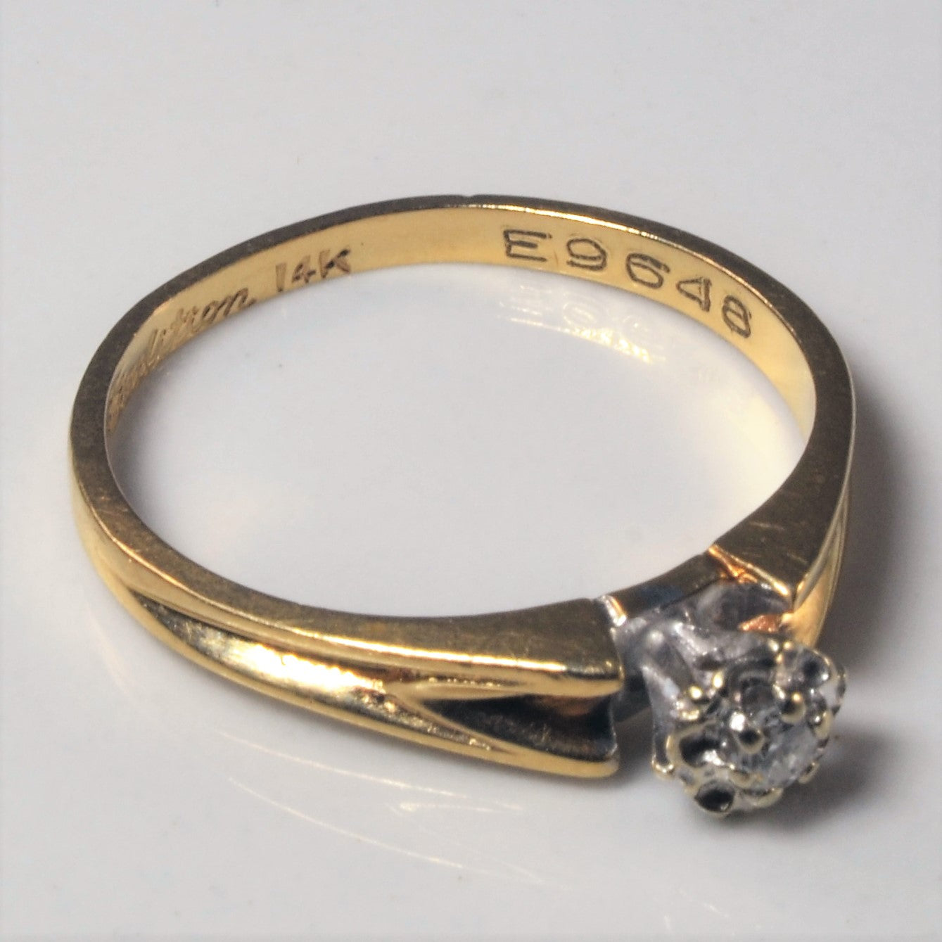 Old European Illusion Diamond Ring | 0.03ct | SZ 6 |