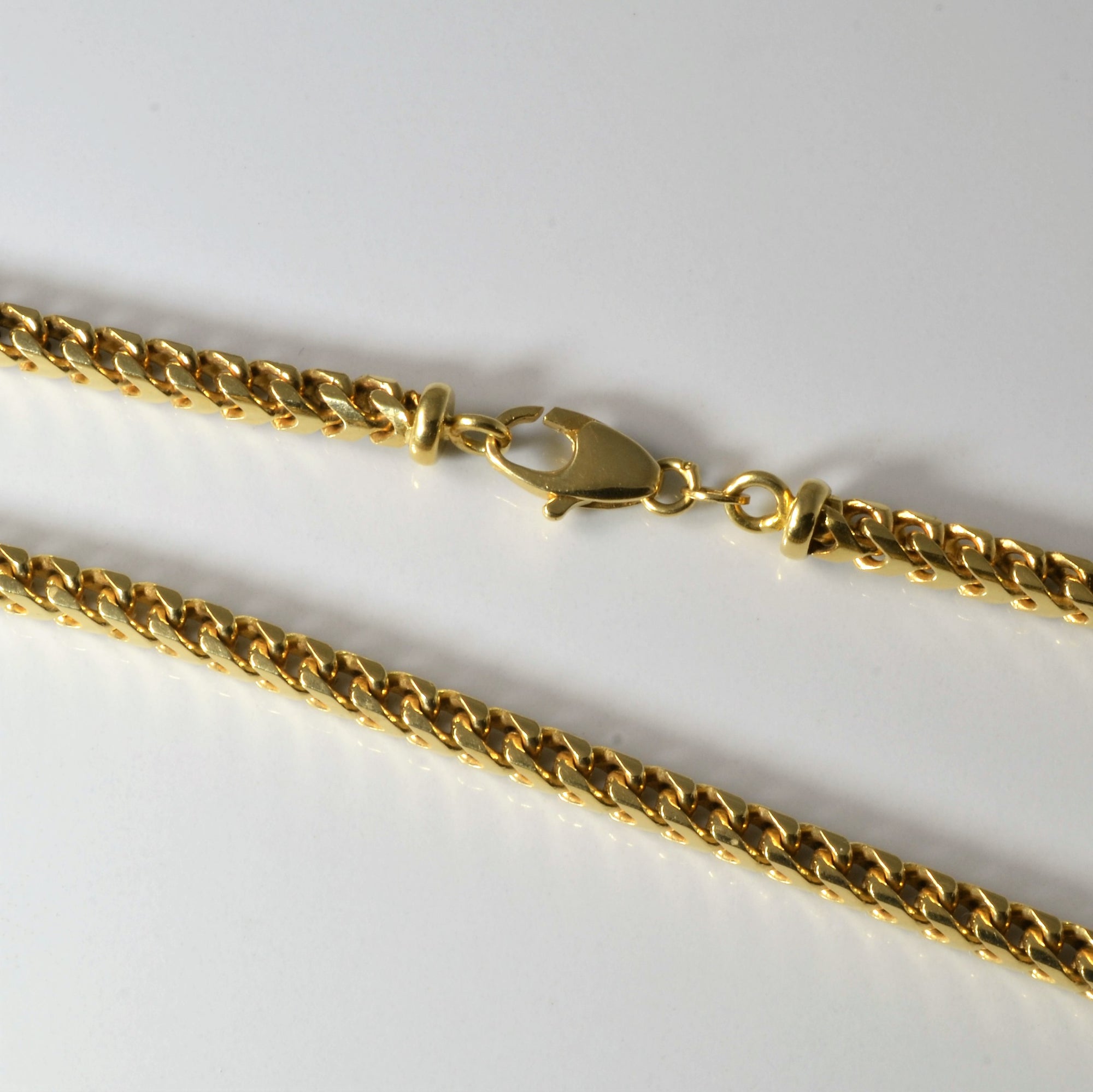18k Yellow Gold Wheat Chain | 24