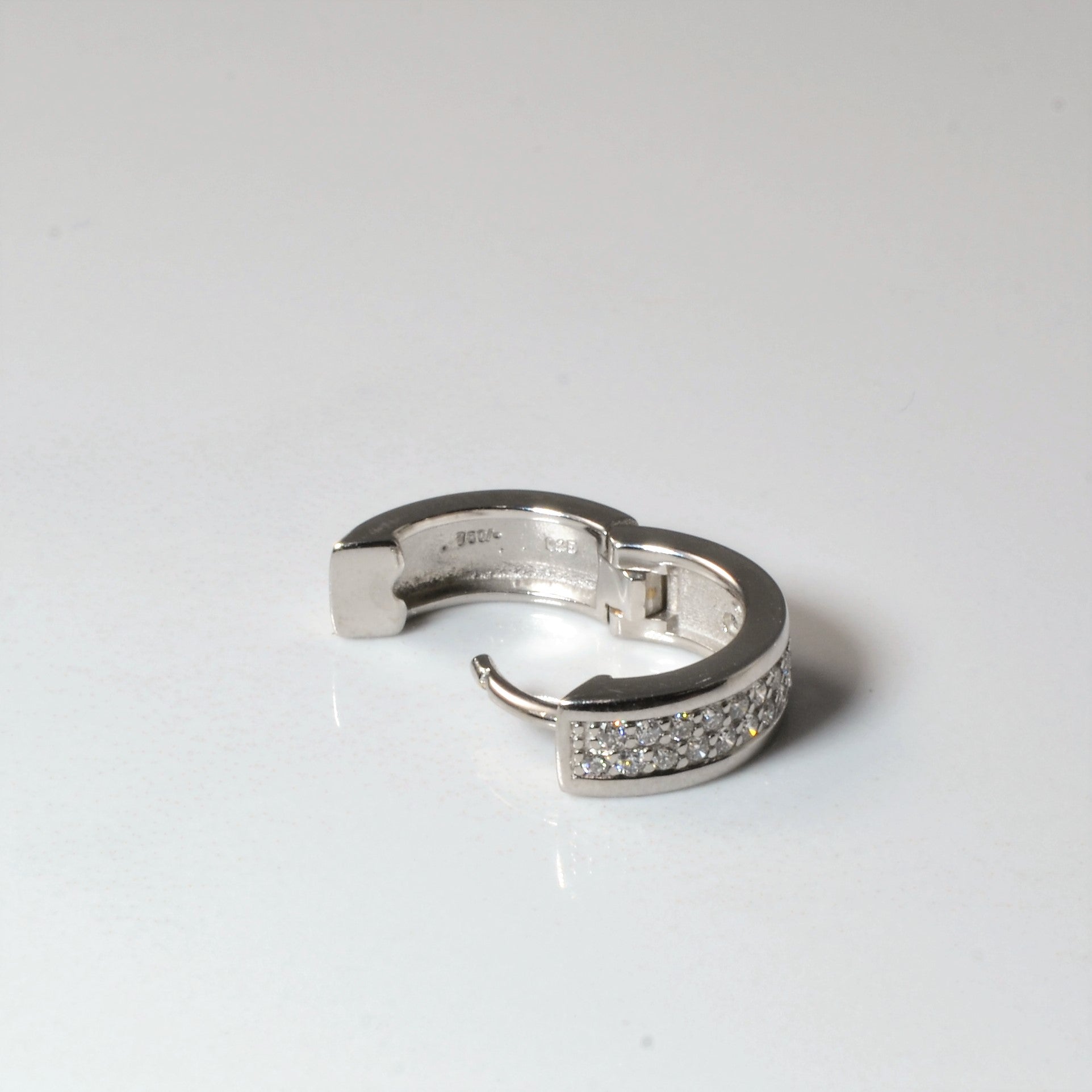 Cluster Diamond Huggie Earrings | 0.50ctw |