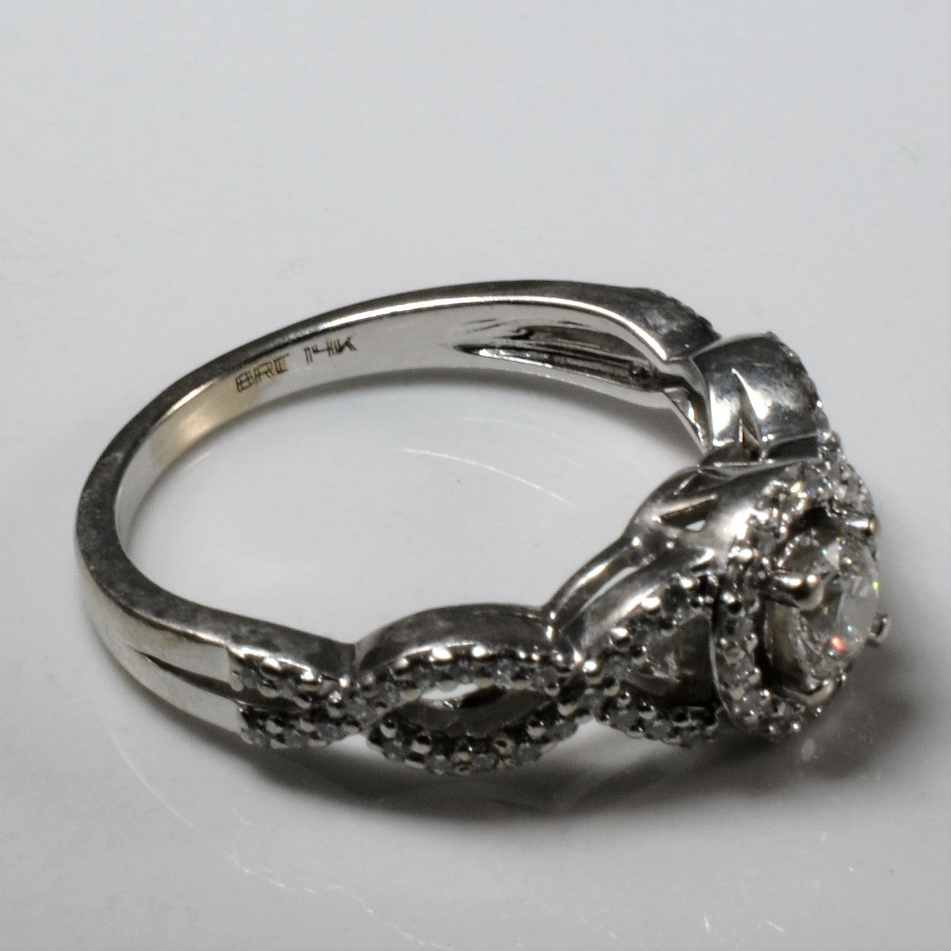 Braided Pave Diamond Ring | 0.57ctw | SZ 7 |