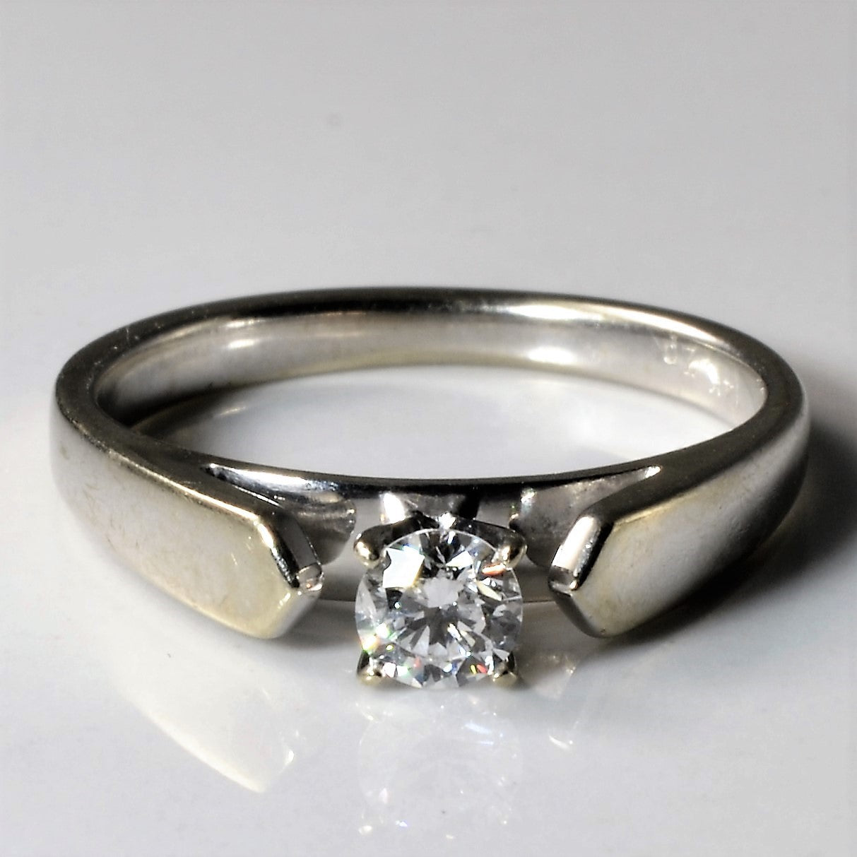 Solitaire Diamond Engagement Ring | 0.18ct | SZ 5 |