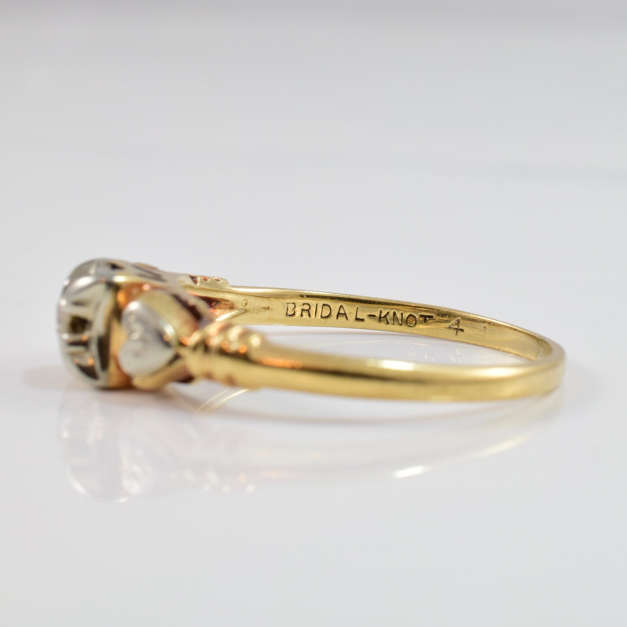 Vintage Engagement Ring | 0.03 ctw SZ 6.5 |
