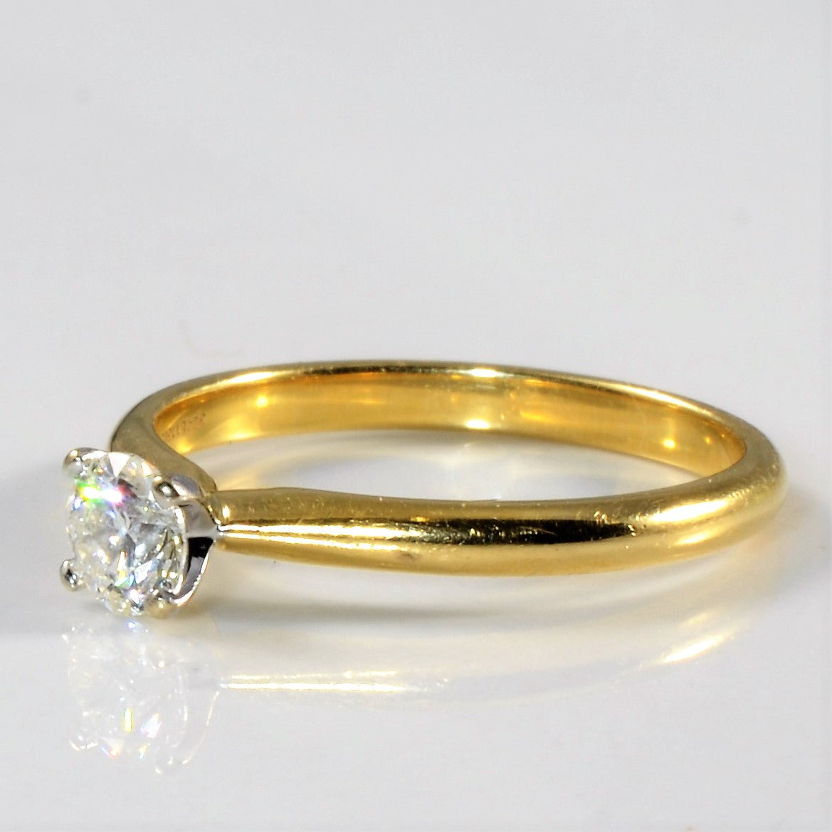 Solitaire Diamond Engagement Ring | 0.40ct | SZ 6.75 |