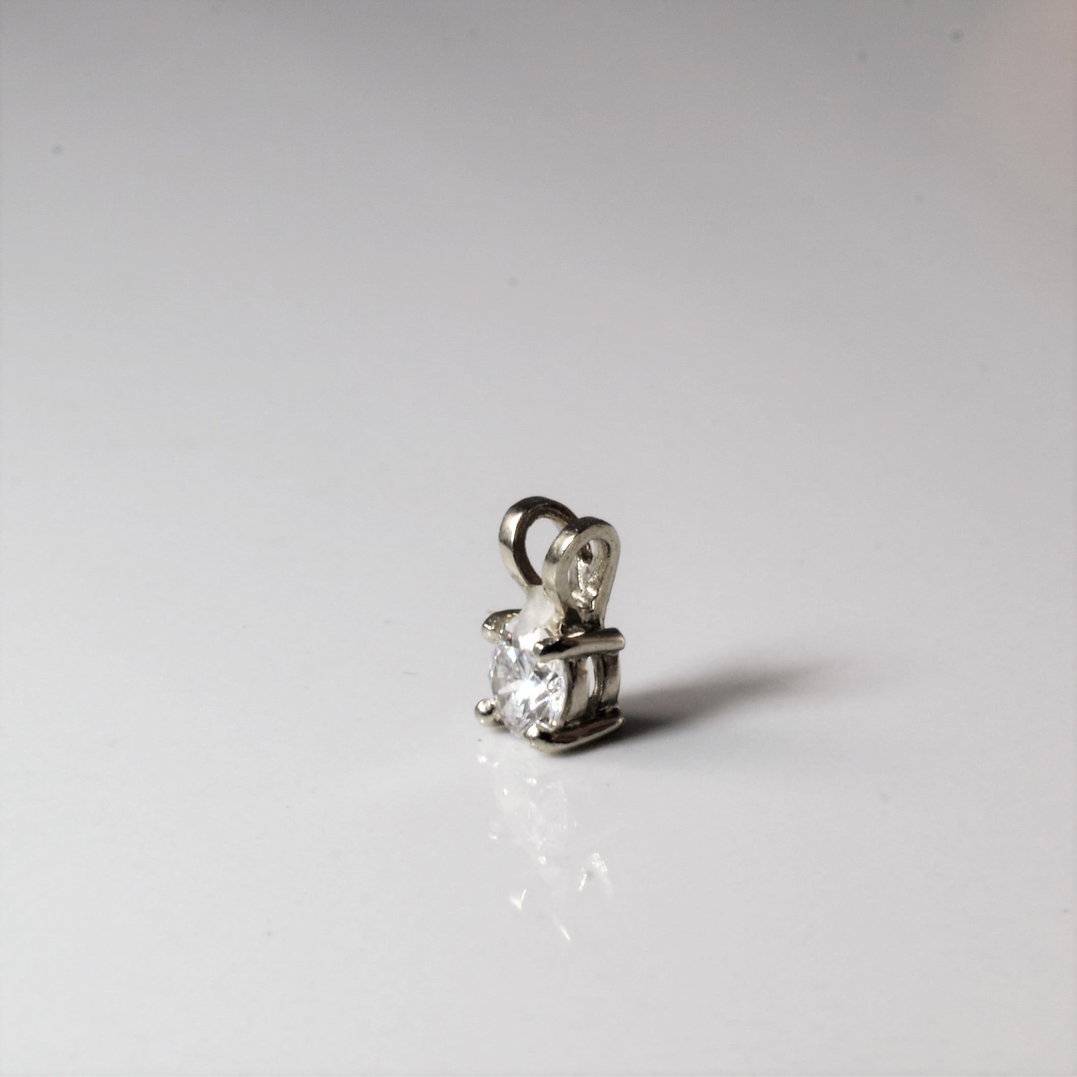 Solitaire Diamond Pendant | 0.27ct |