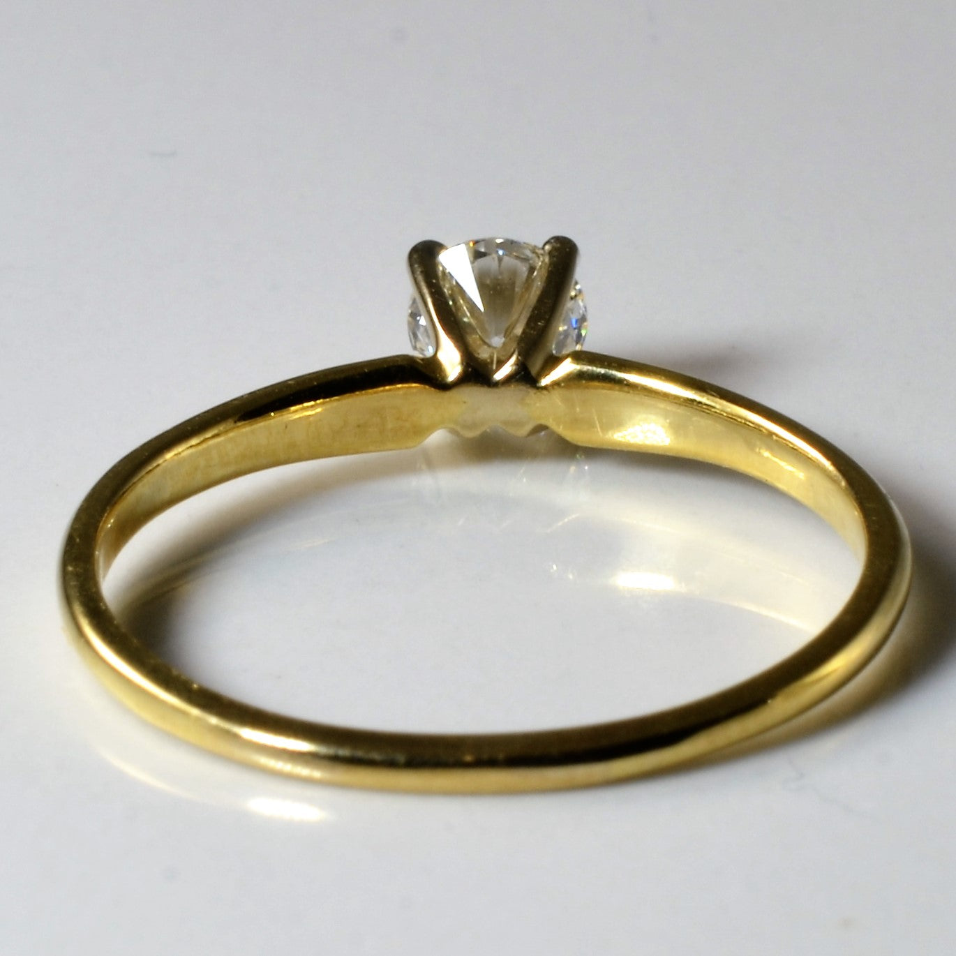 Solitaire Diamond Engagement Ring | 0.48ct | SZ 7.75 |