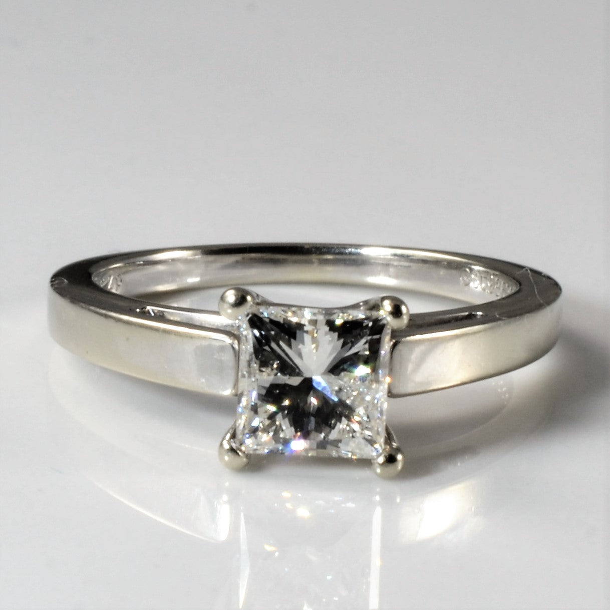 Princess Cut Solitaire Diamond Engagement Ring | 1.01ct | SZ 6 |