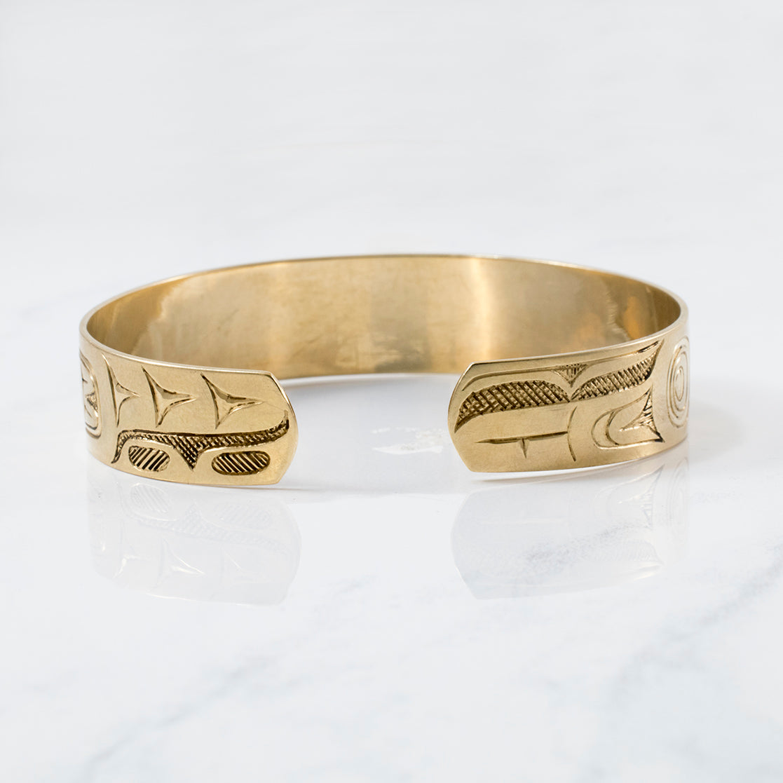 Indigenous Totem Cuff Bracelet | 6.5