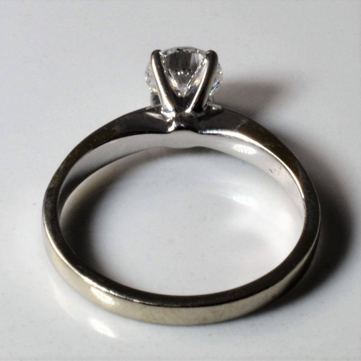 Tapered Solitaire Diamond Ring | 0.62ct | SZ 5.5 |